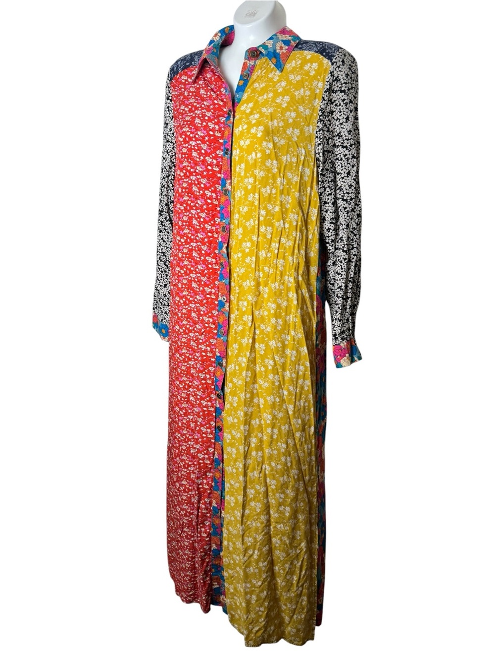 Natural Life Esme Floral Button Down Shirt Dress - Picture 3 of 9